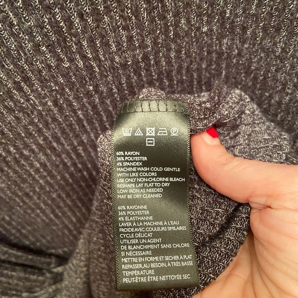 Urban Outfitter short sleeve dark grey tie dress sz XS - Picture 5 of 5